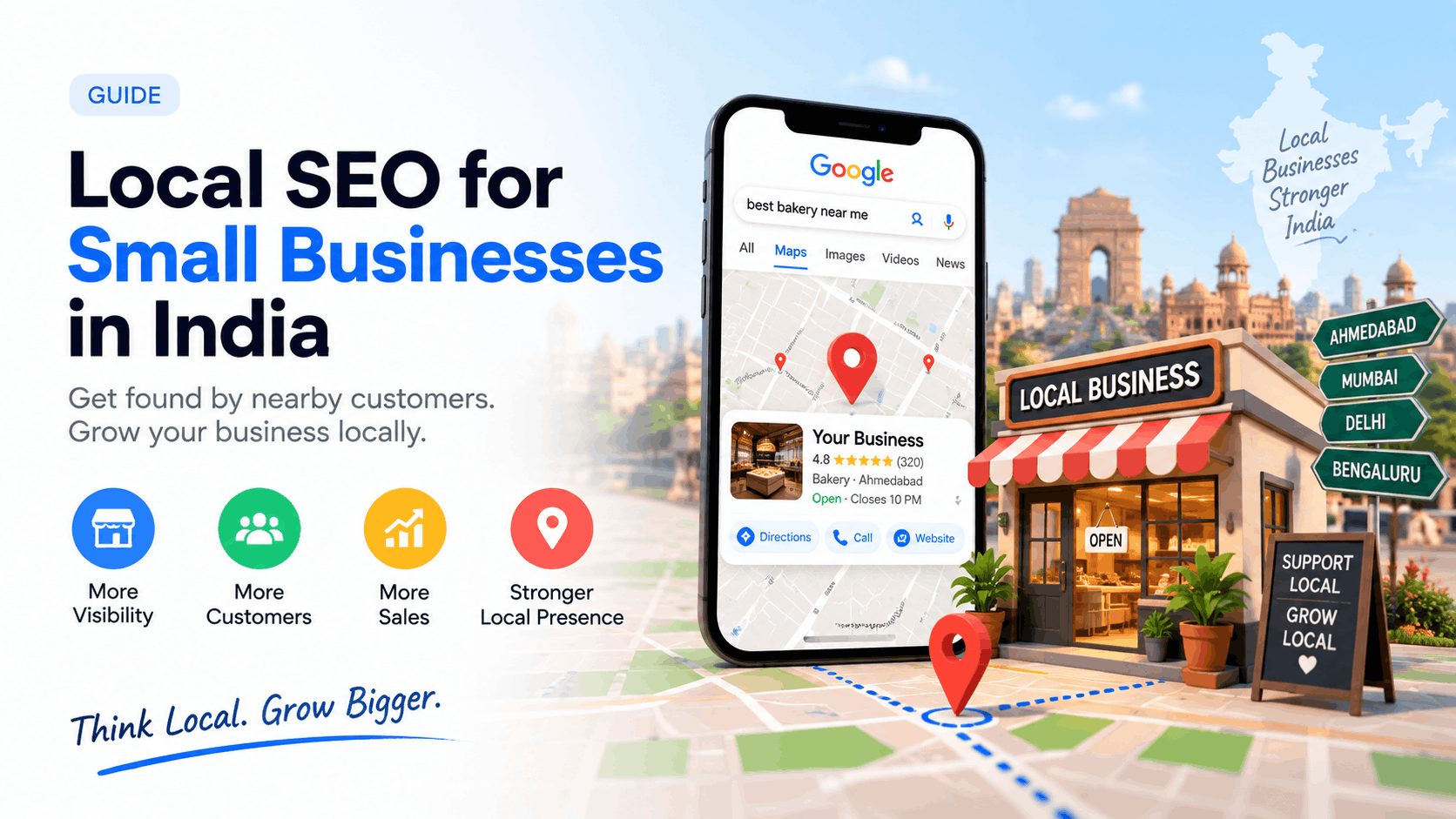 Local SEO for Small Businesses in India: Google & Maps Guide cover